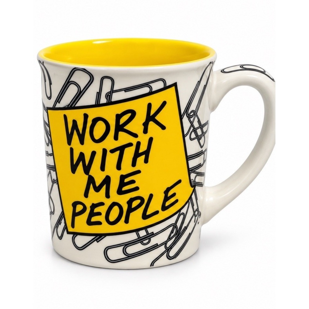 Our Name Is Mud Lorrie Veasey Work With Me People Funny Office Coffee Mug
